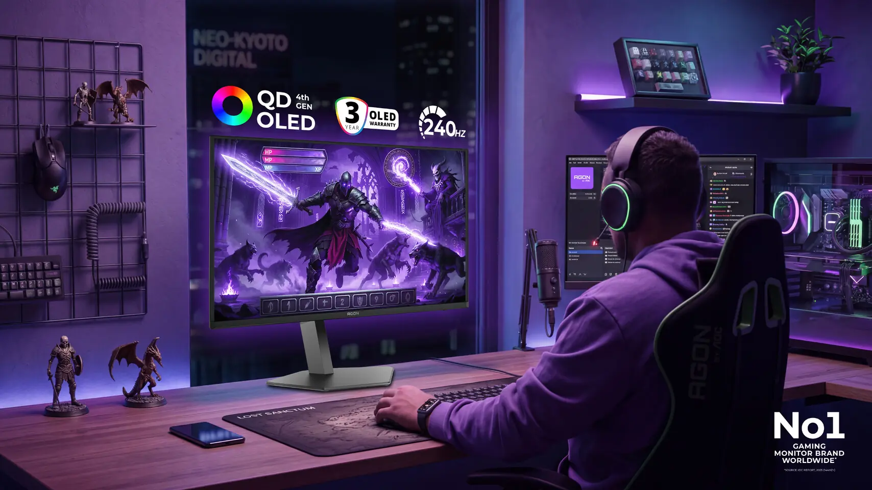 AOC AGON PRO AG326UZD2 Tanıtımı: 4K QD-OLED Oyun Monitörü ile Görsellikte Yeni Bir Dönem