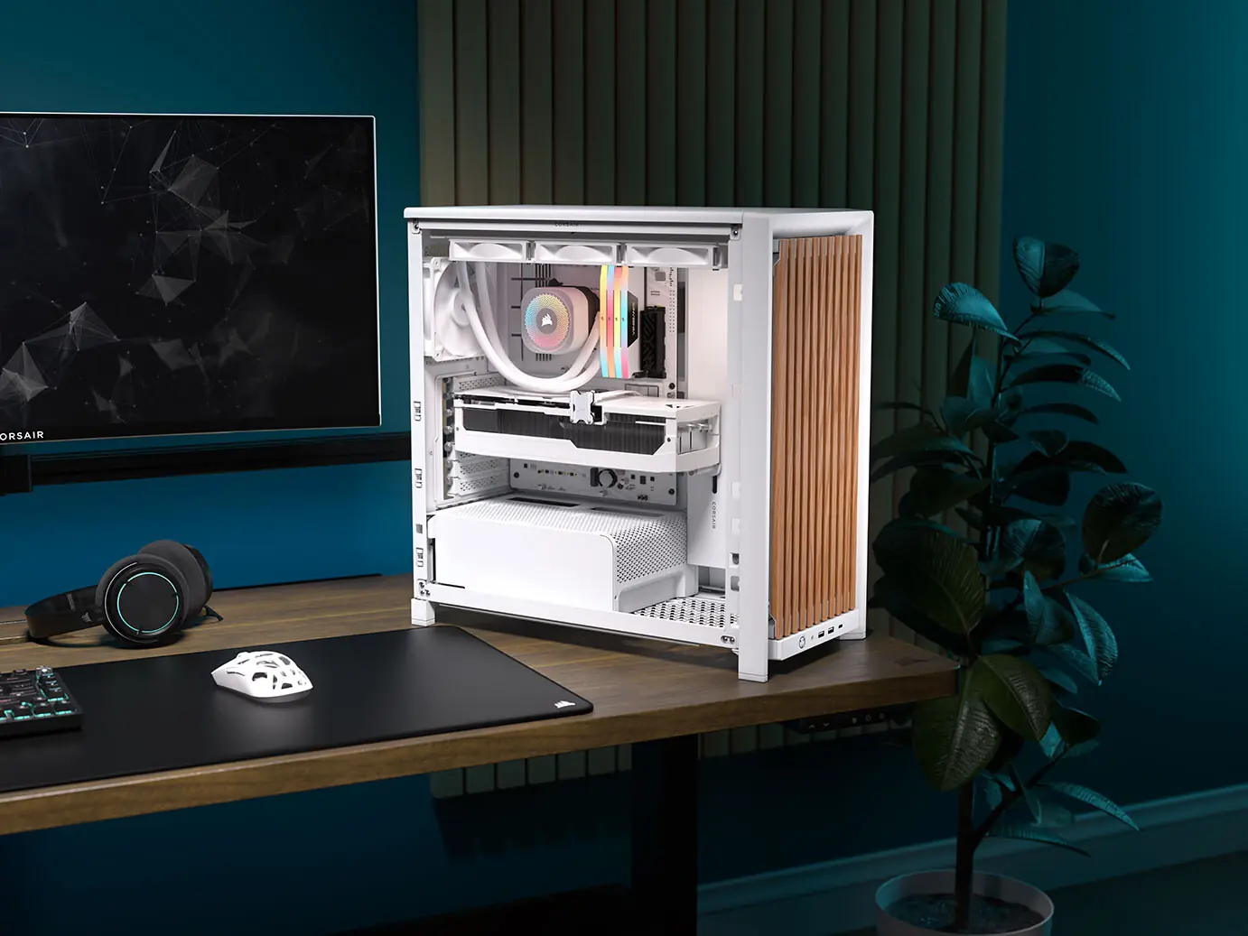 Corsair Yeni FRAME 4000X RS ve FRAME 4000D WOOD RS Orta Tower Kasa Modellerini Tanıttı